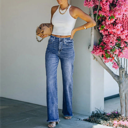Loose Denim Pants for Women | Tajstylo
