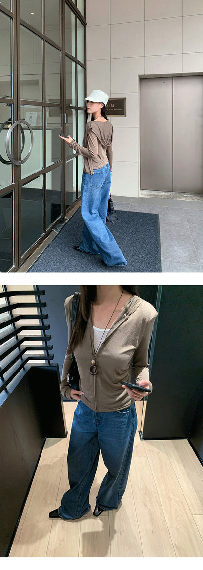 Distressed Wide Leg Jeans | Tajstylo