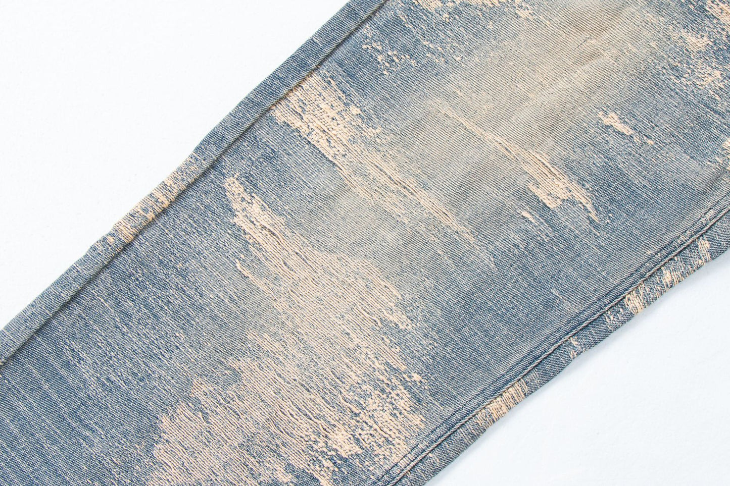 Street Style Washed Distressed Straight Leg Jeans | Tajstylo