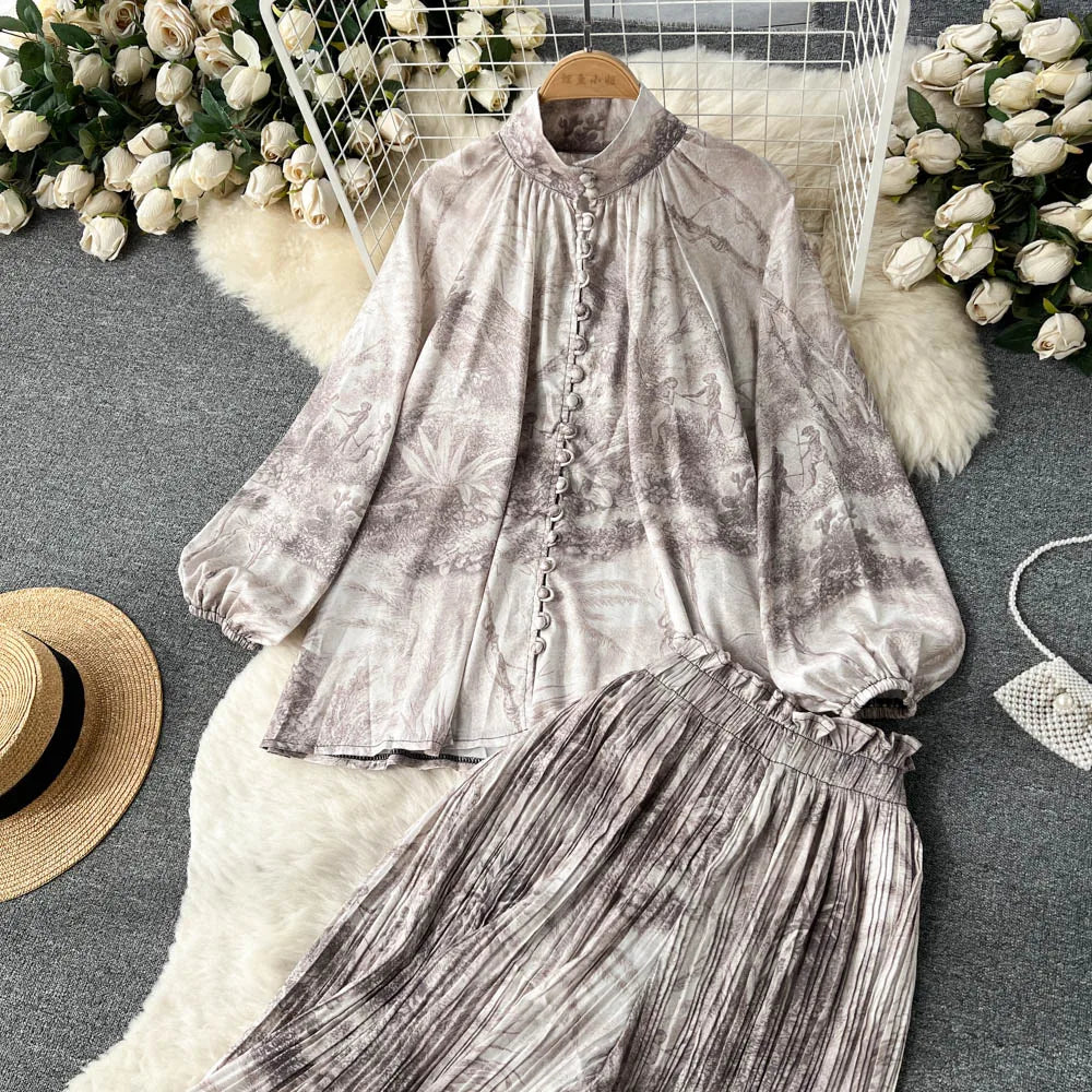 Chic Two Piece Set Top and Pants | Tajstylo