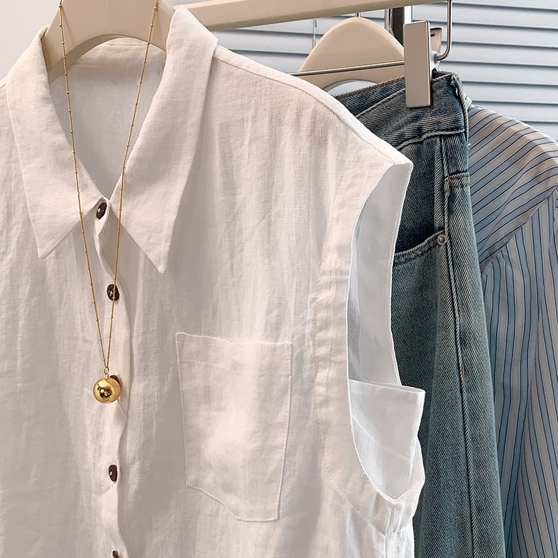 Woman wearing Loose Casual Shirt for Women in a casual setting