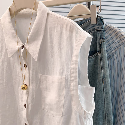 Woman wearing Loose Casual Shirt for Women in a casual setting
