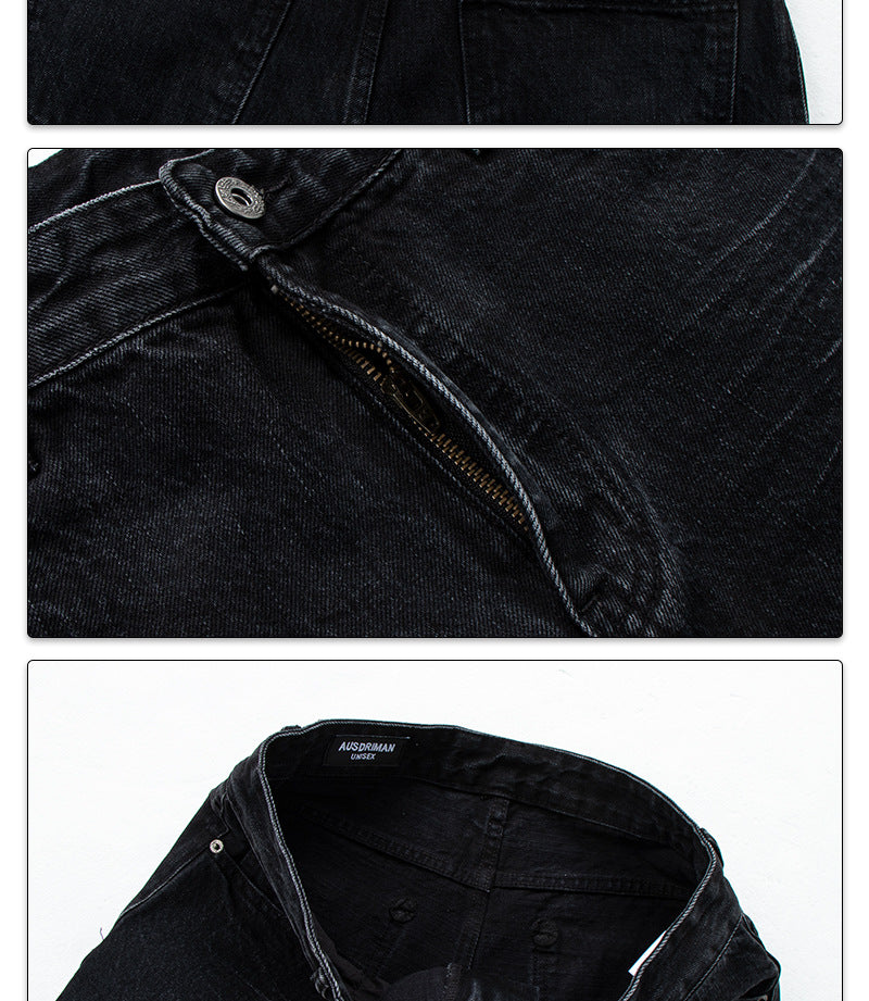 Washed Cat Eye Tapered Fit Pants | Tajstylo