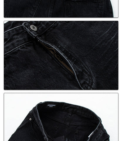 Washed Cat Eye Tapered Fit Pants | Tajstylo