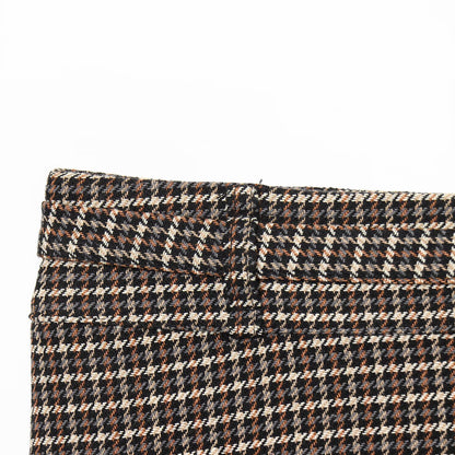Houndstooth Jacket and Waistband Skirt Pants Set | Tajstylo