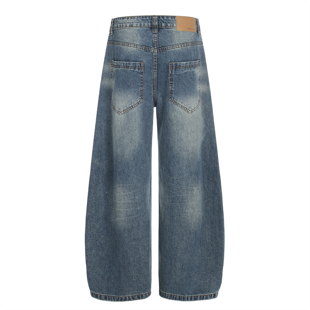 Distressed Blue Denim Jeans | Tajstylo