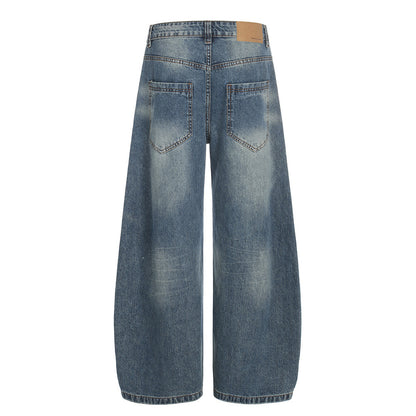 Distressed Blue Denim Jeans | Tajstylo