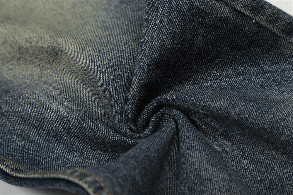 Whitewashed Loose Denim Pants | Tajstylo