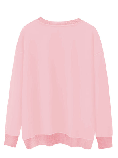 Printed Long Sleeve Sweatshirt for Women | Tajstylo