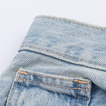Street Style Wide Leg Jeans | Tajstylo