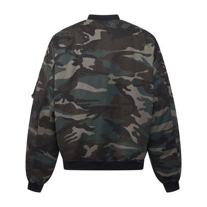 Camouflage Cotton Padded Jacket | Tajstylo