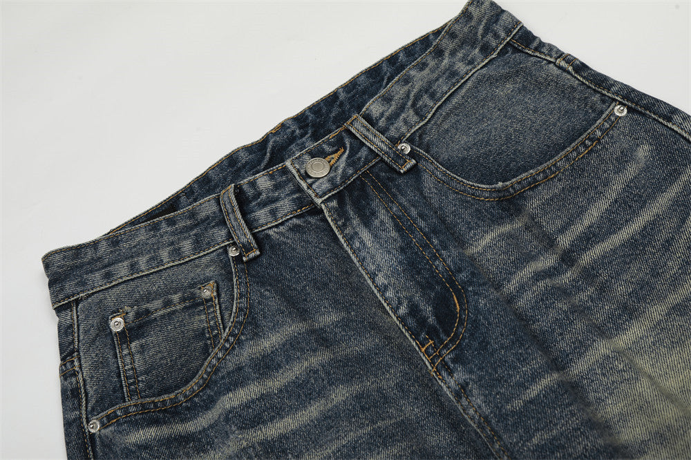Whitewashed Loose Denim Pants | Tajstylo