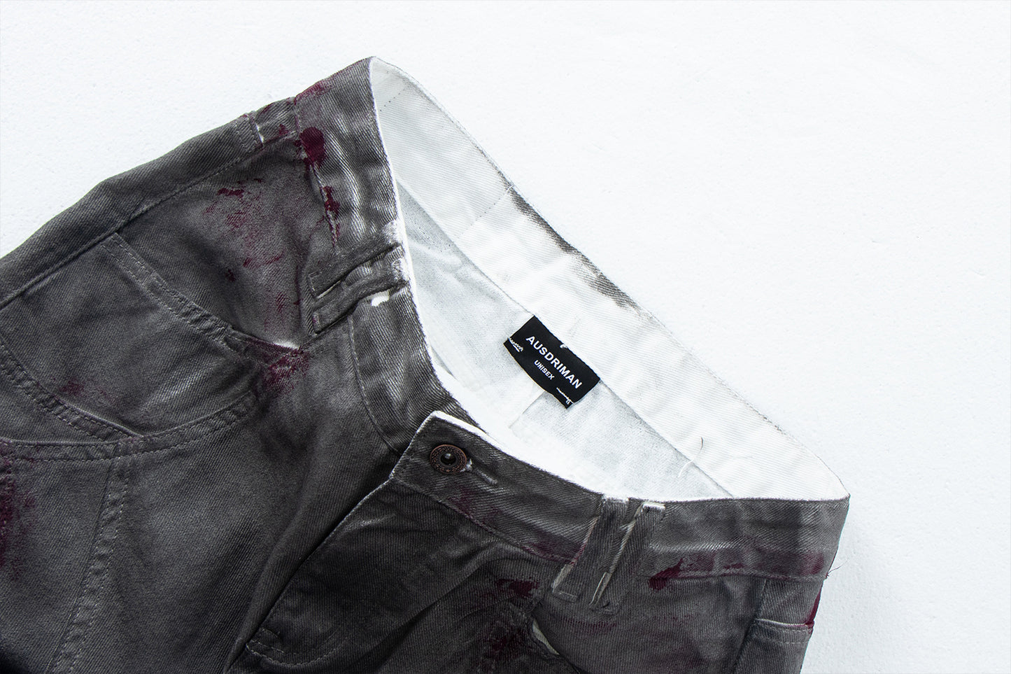 Distressed Dyed Wide Leg Jeans | Tajstylo
