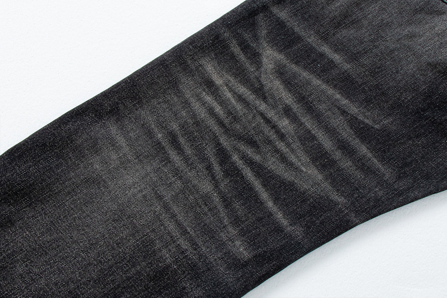 Distressed Vintage Combat Denim Pants | Tajstylo