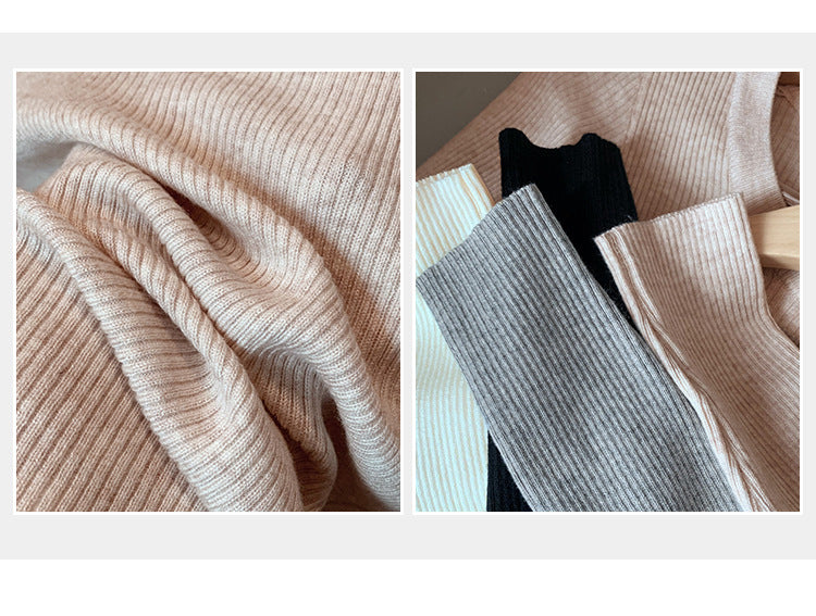 U Neck Long Sleeve Pullover Top | Tajstylo