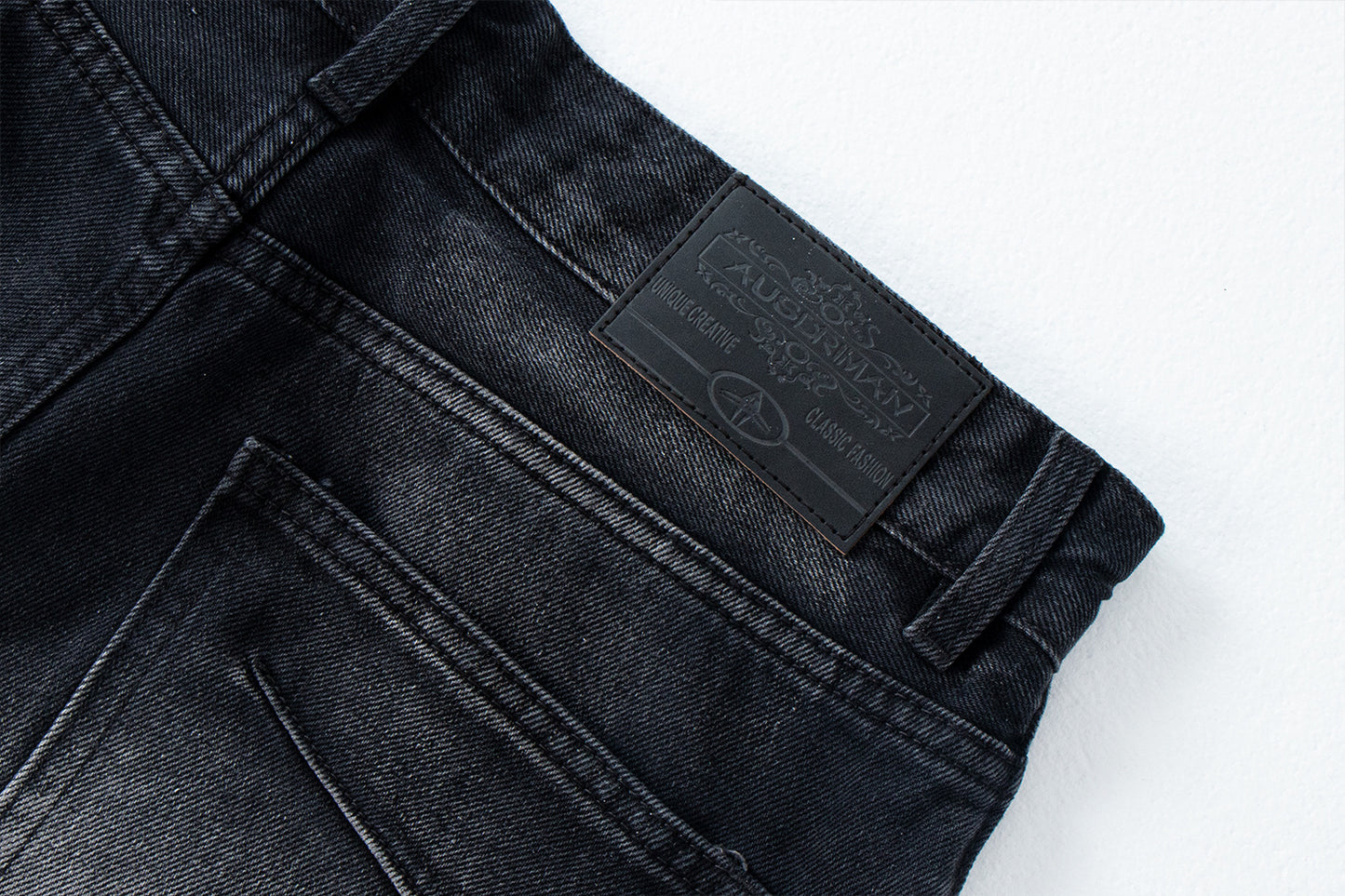 Distressed Cat Whisker Straight Leg Jeans | Tajstylo