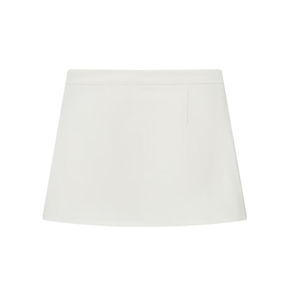 Fitted Suit Dress Wrap Waist A-Line Mini Skirt | Tajstylo