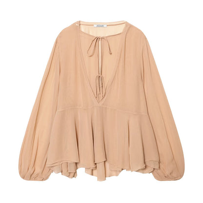 Layered Decorative Shirt | Tajstylo