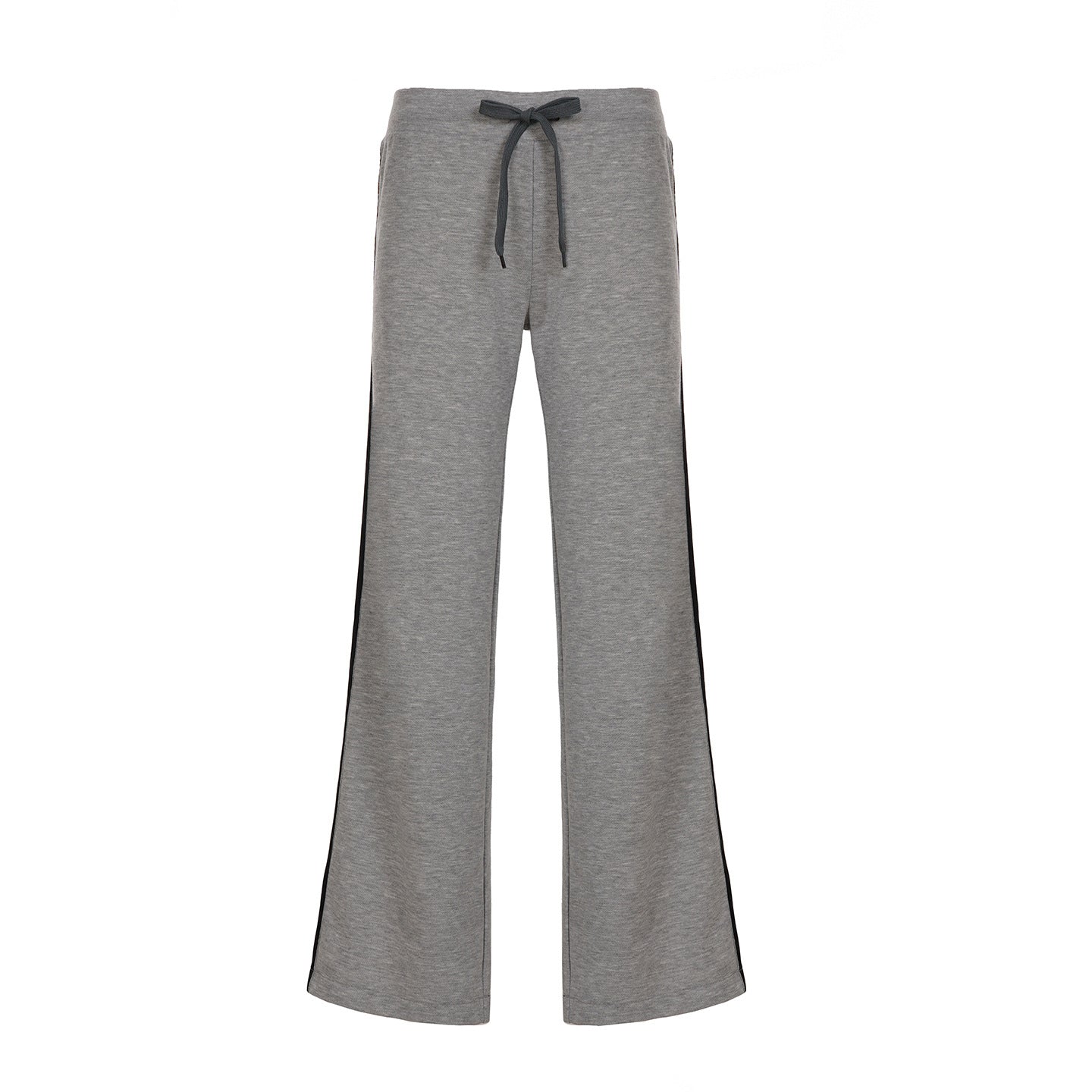 Woman wearing casual loose pants in a relaxed setting