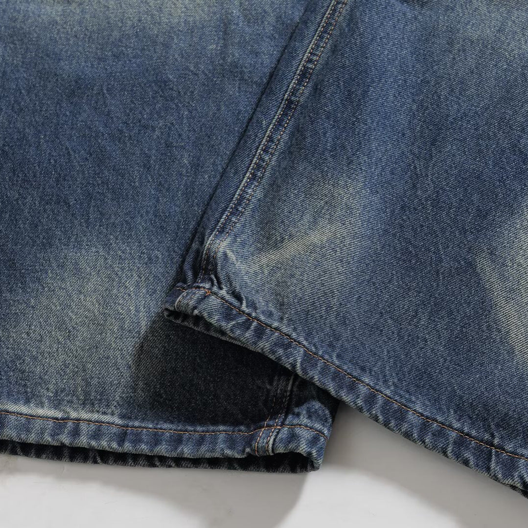 Woman wearing High-Waisted Classic Jeans in a casual setting