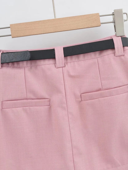 Pleated Short Skirt | Tajstylo