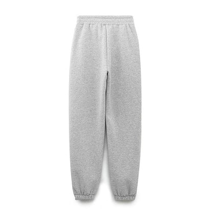 Text Embroidered Hoodie and Joggers Set | Tajstylo