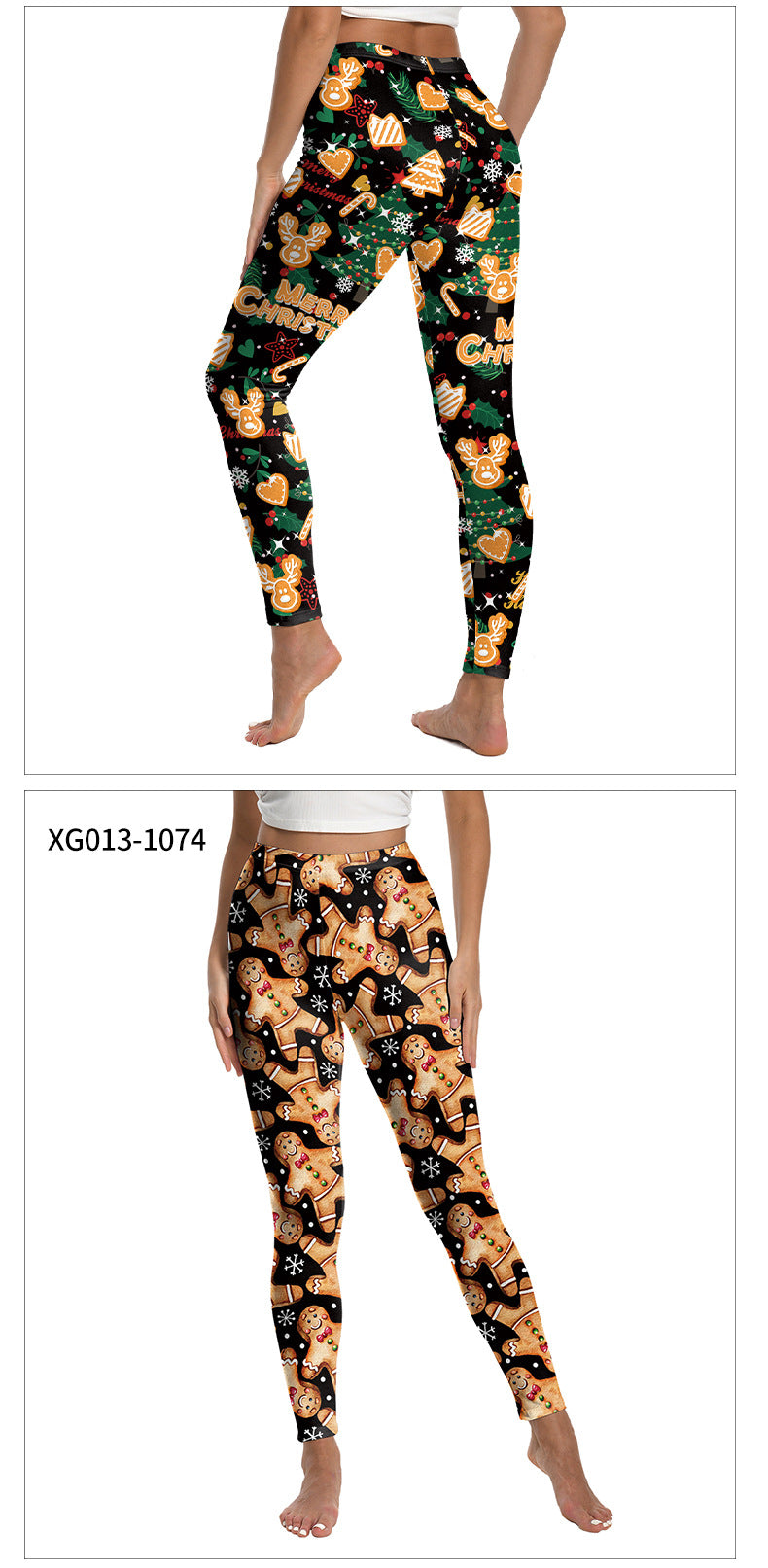 Christmas Snowman Cookies Sports Leggings | Tajstylo
