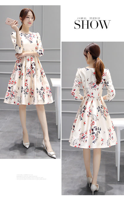 Chic Korean Style Mid Length Dress | Tajstylo
