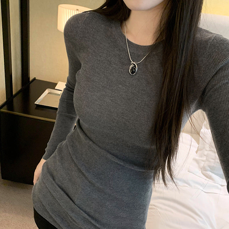 Woman wearing Relaxed Fit Lightweight Knit Top in a casual setting