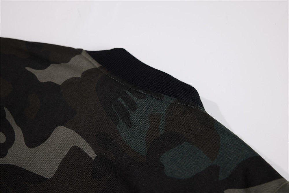 Camouflage Cotton Padded Jacket | Tajstylo