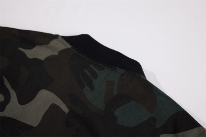 Camouflage Cotton Padded Jacket | Tajstylo