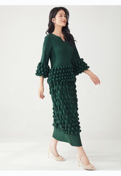 Elegant Two-Piece T-Shirt and Fitted Skirt Set | Tajstylo