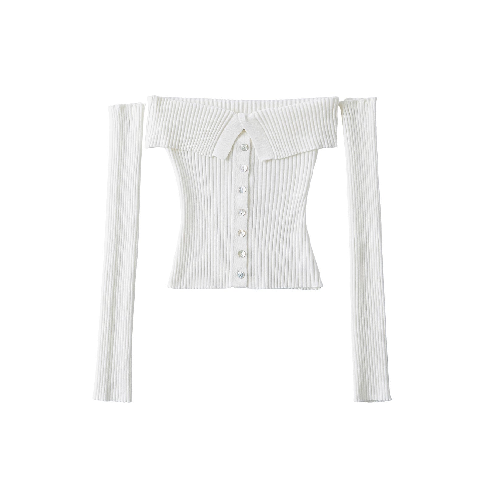 Woman wearing Women's Elastic One-Shoulder Slim Fit Top in a casual setting