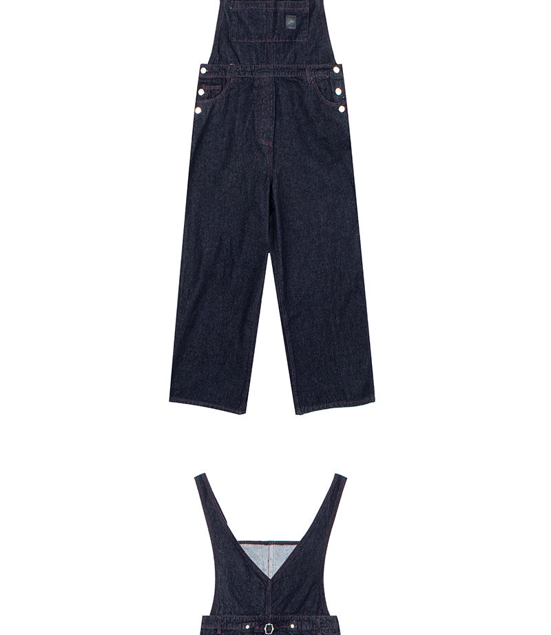 Distressed Denim Overalls | Tajstylo