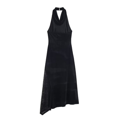 Lace Velvet Midi Dress | Tajstylo