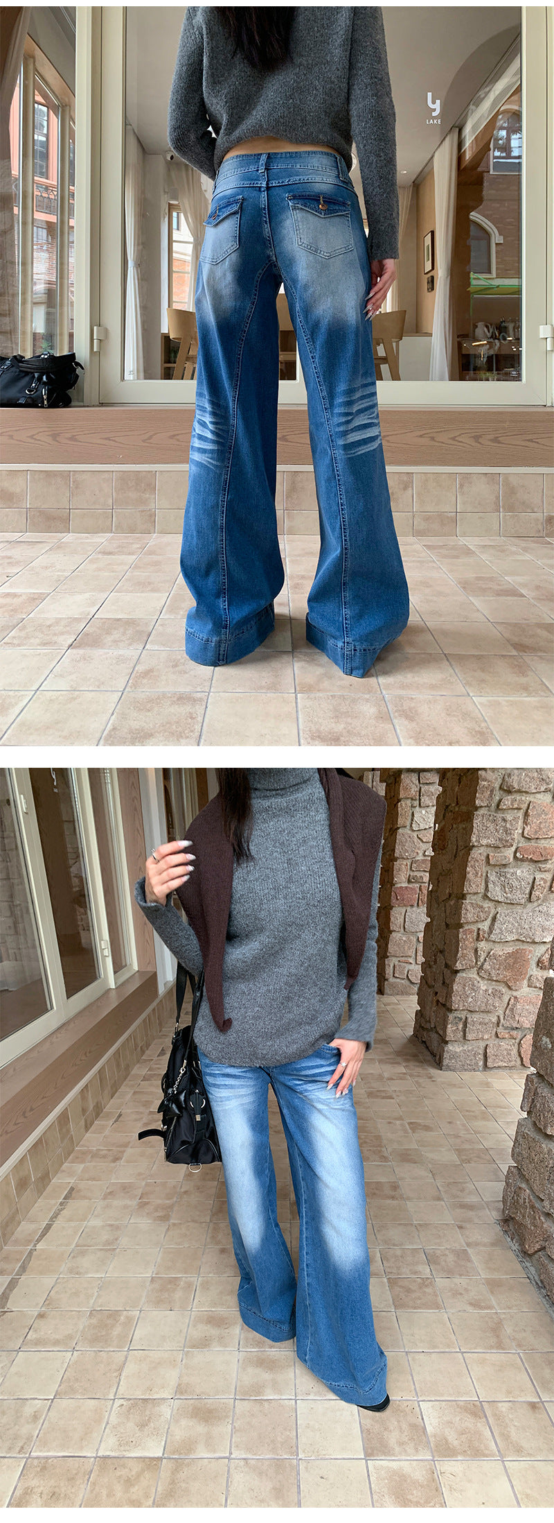 Wide Leg Flare Jeans for Women | Tajstylo