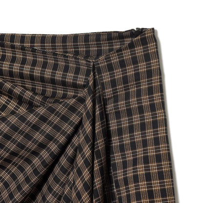 Elegant Plaid Midi Skirt | Tajstylo