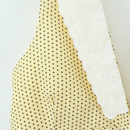 Yellow Deep V-Neck Slim Fit Dress | Tajstylo