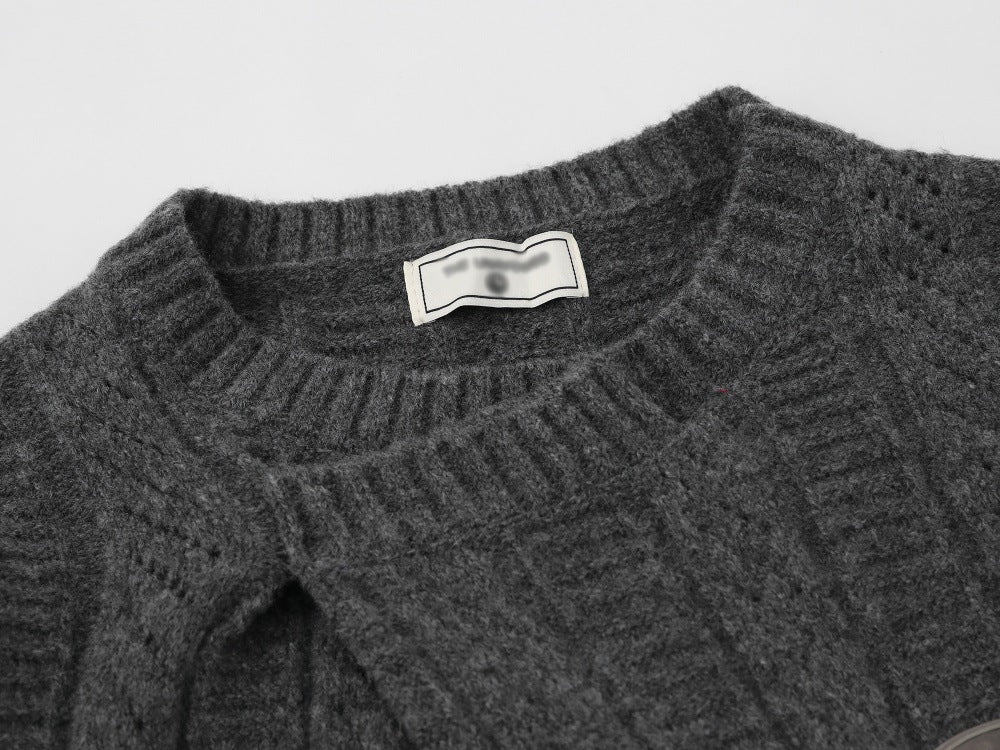 Hooded Diagonal Cardigan Sweater | Tajstylo