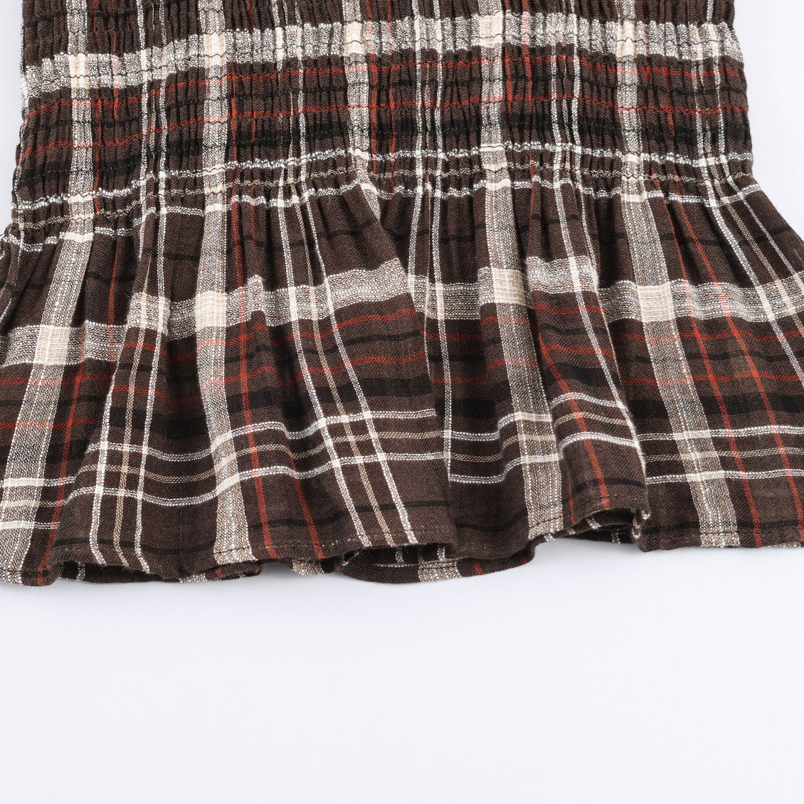 Long Sleeve Honeycomb Plaid Shirt | Tajstylo