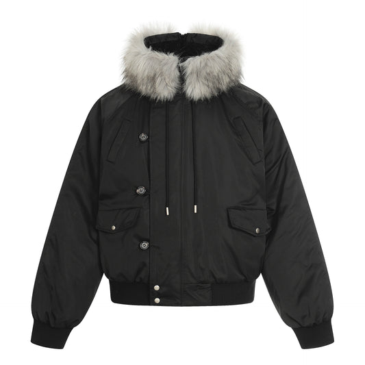 Woolen Collar Workwear Team Overcomes Outerwear | Tajstylo