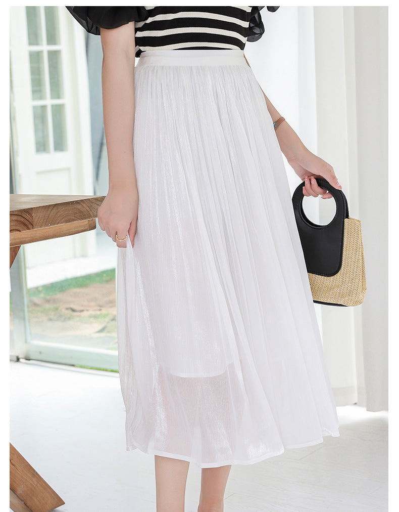 Elegant A-Line Skirt for Women | Tajstylo
