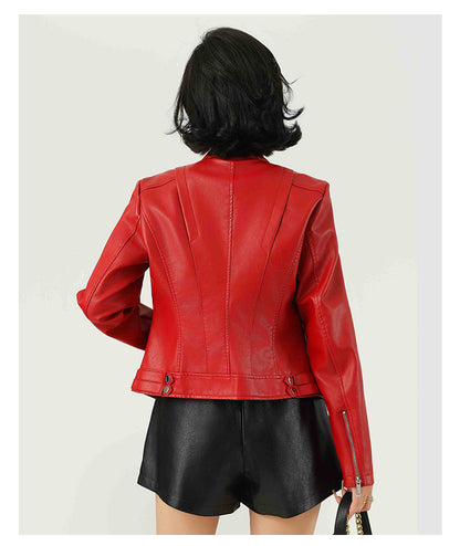 Standing Collar Short Jacket | Tajstylo