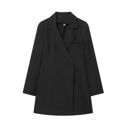 Fitted Suit Dress Wrap Waist A-Line Mini Skirt | Tajstylo