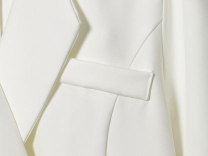 Fitted Suit Dress Wrap Waist A-Line Mini Skirt | Tajstylo
