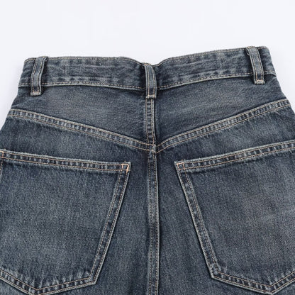 Street Style Wide Leg Jeans | Tajstylo