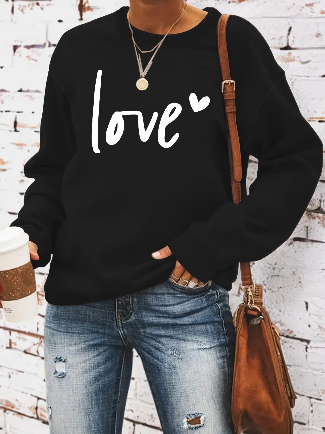 Love Printed Hoodie | Tajstylo