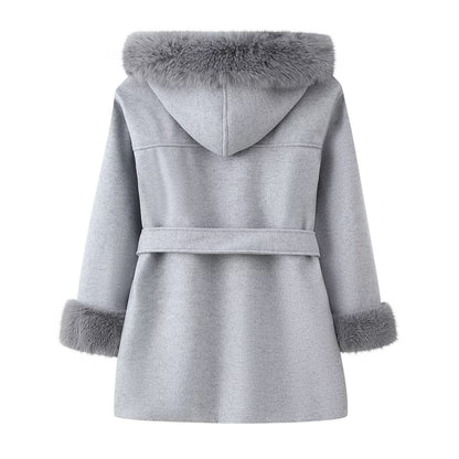 Casual Wool Blend Coat | Tajstylo