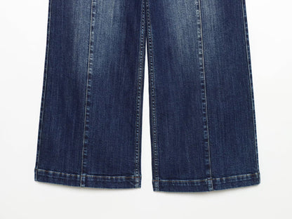 Classic High Waist Wide Leg Jeans | Tajstylo