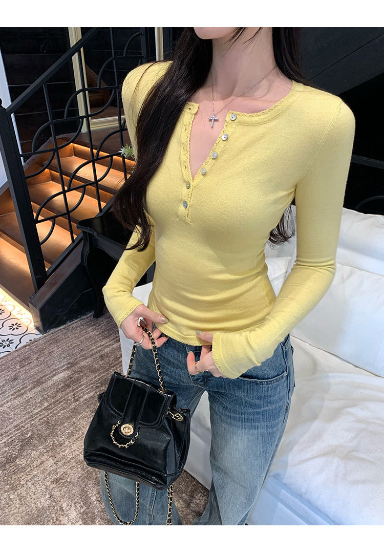 Long Sleeve Knit Top for Women | Tajstylo